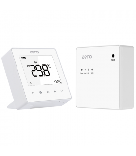 Termostat ambient AERO TP608RFW Wi-Fi White Termostat ambient AERO TP608RFW Wi-Fi White foto